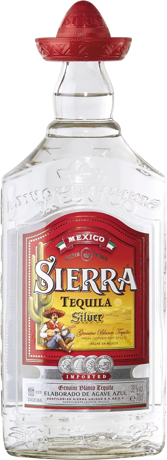 SIERRA SILVER TEQUILA 70 CL 38°VOL