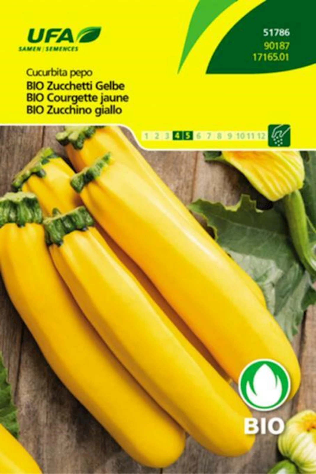 Zucchetti gelbe BIO-K UFA