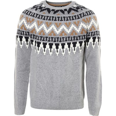 Pull-over hommes gris L