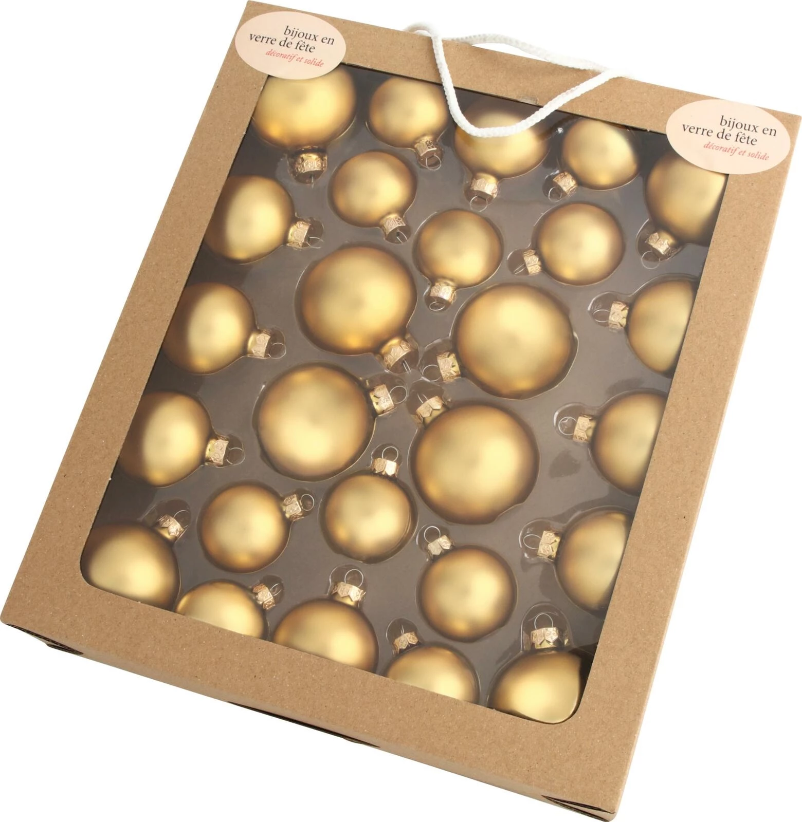 Glaskugeln in Box 26 Stk.