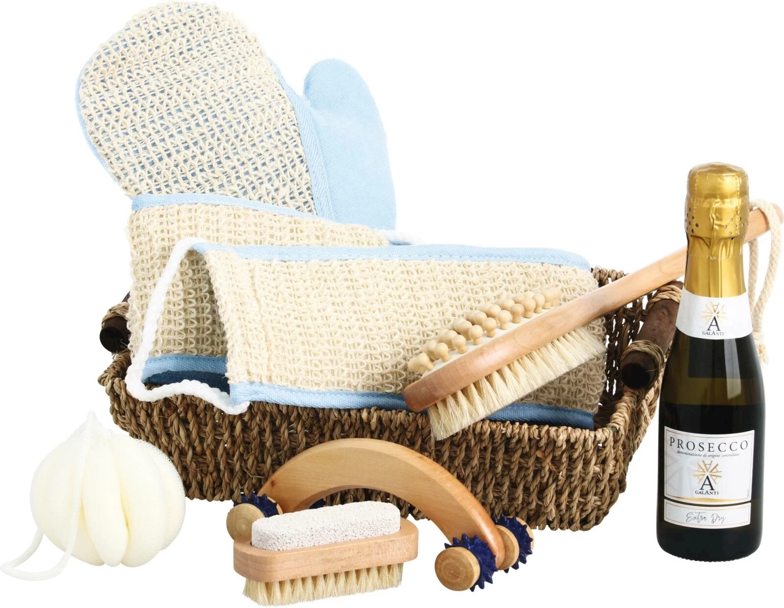 Panier bien-être avec Prosecco 200 ml