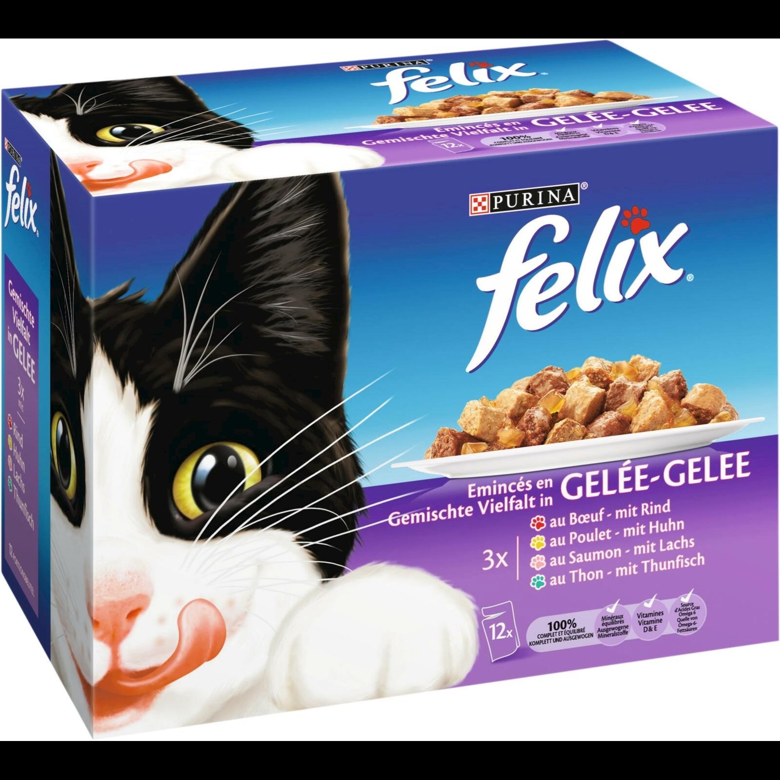 Aliment pour chats Felix 12 × 100 g Acheter - Nourriture humide