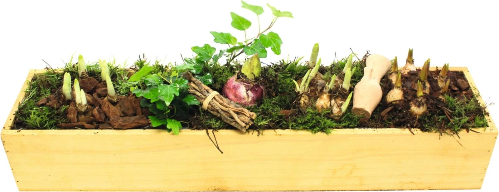 Holzrechteck bepfl. P28x23 cm