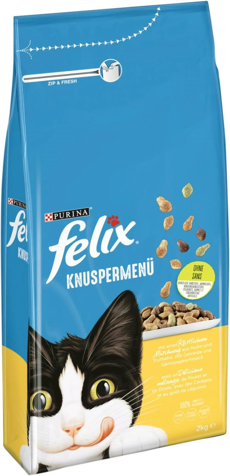 Felix menu croquant volaille 2 kg