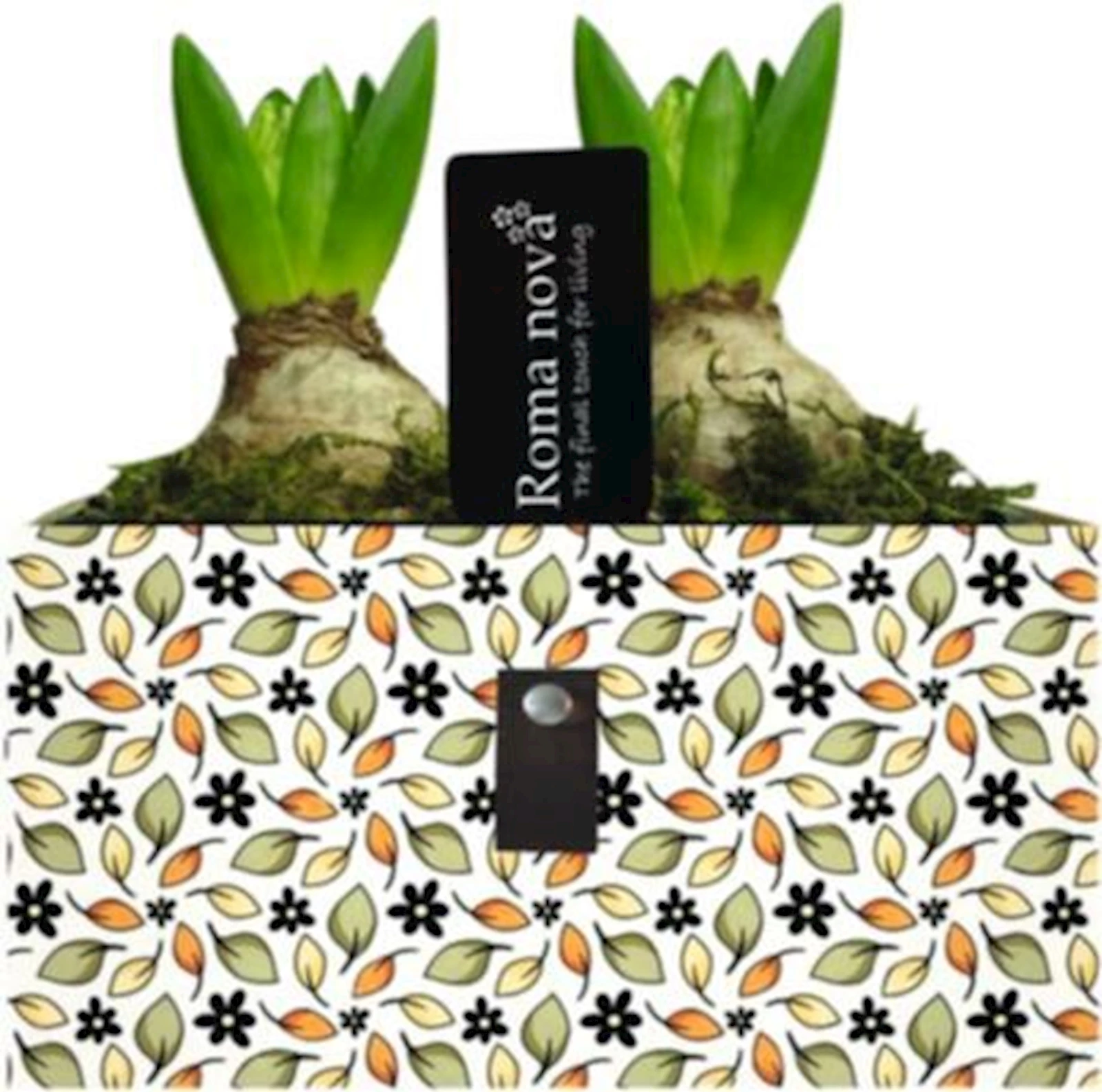 Hyazinthen Duo in Holz P15 cm