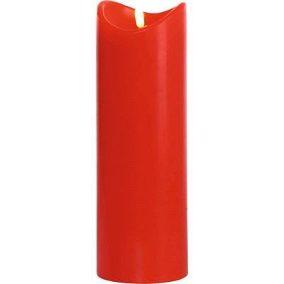 LED Kerze 30 cm rot