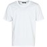 T-Shirt h.  blanc + navy S