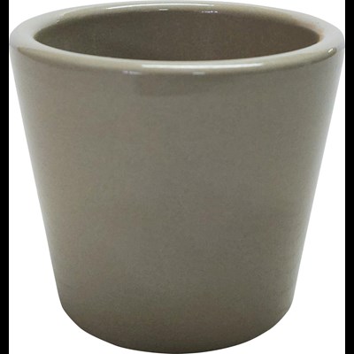 Pot Basic 18.5 cm taupe conique