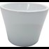 Pot Basic 7.5 cm blanc conique