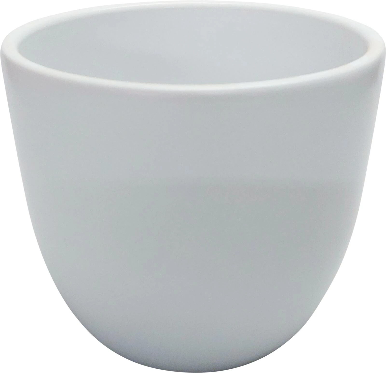 Topf Basic 13 cm weiss matt