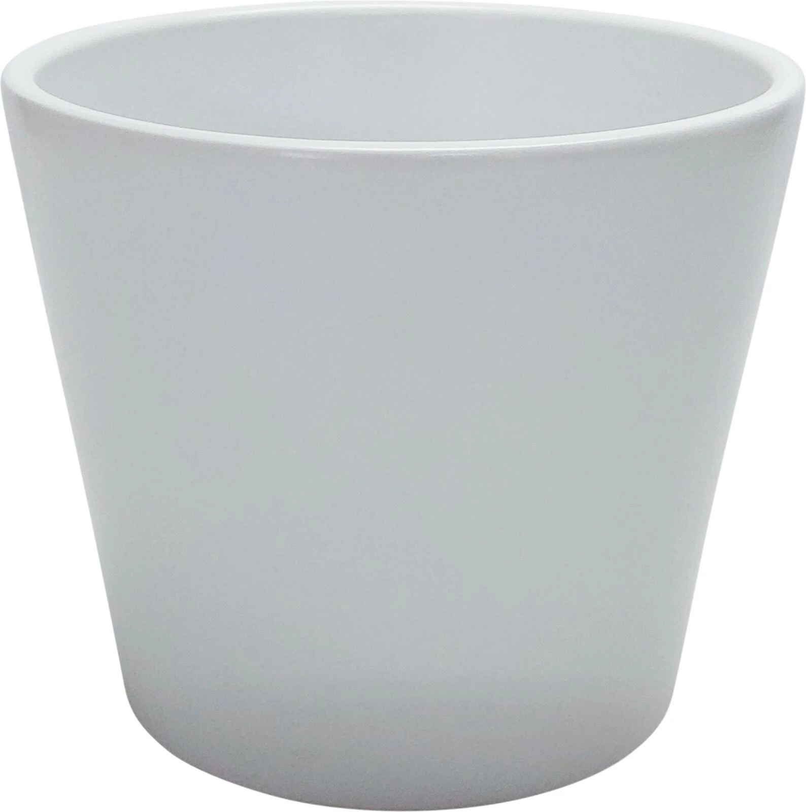 Topf Basic 22 cm weiss matt