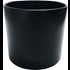 Pot Cylinder 10.5 noir m.
