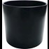 Pot Cylinder 19.5 cm noir m.