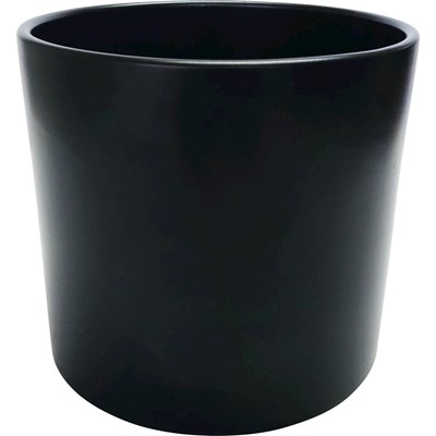Pot Cylinder 19.5 cm noir m.