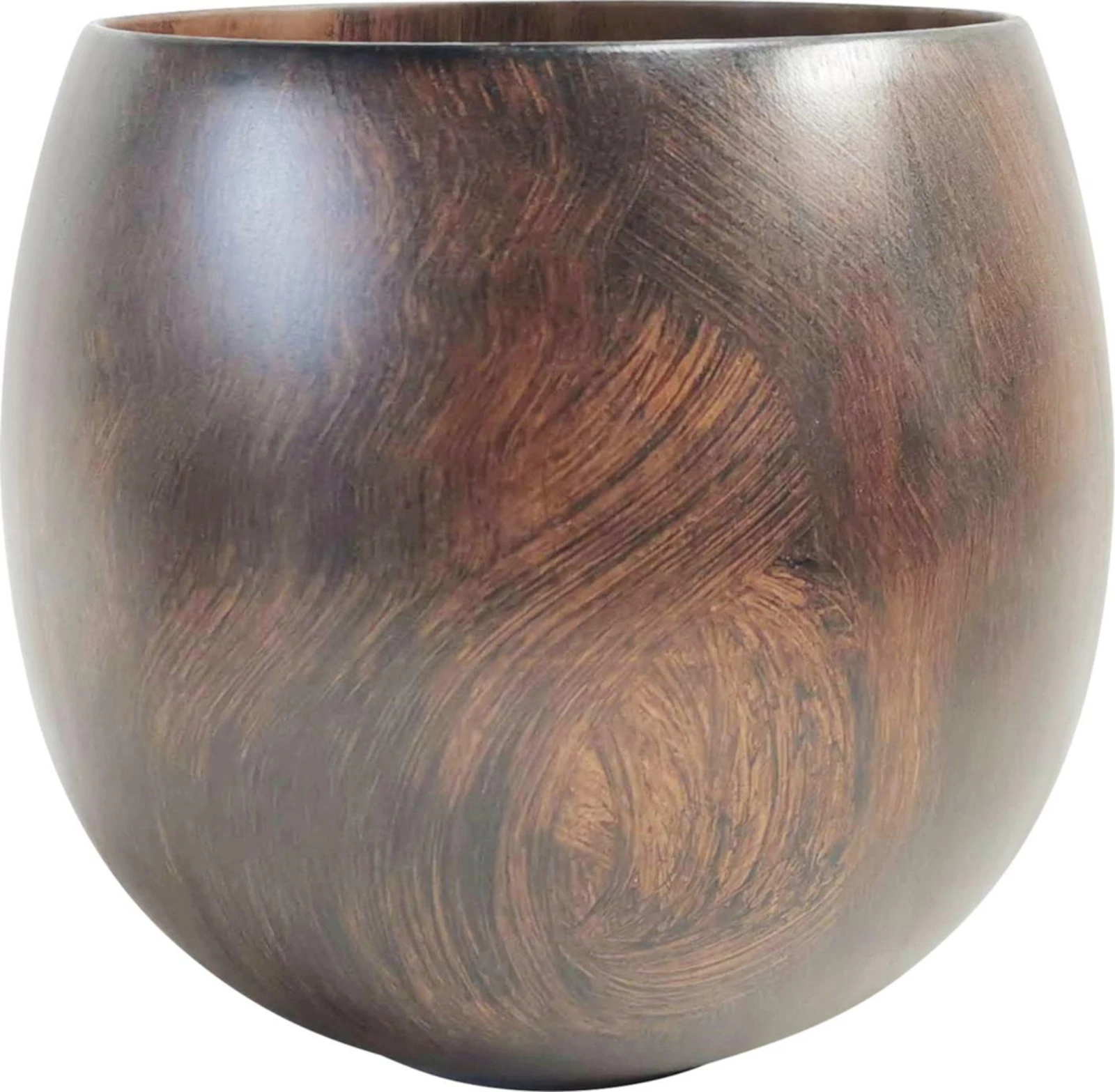 Topf Holzoptik 12 cm