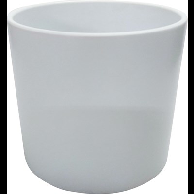 Pot Cylinder 10.5 cm blanc mat
