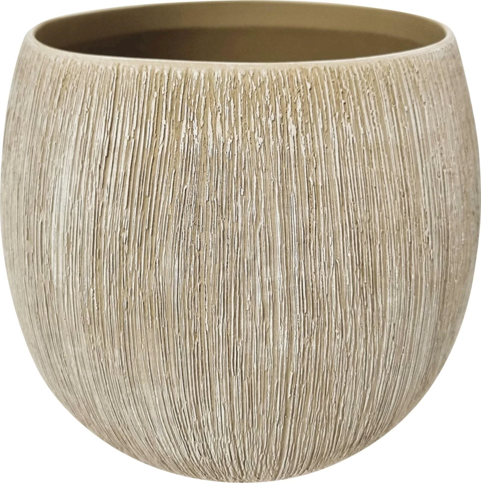 Topf Schwemmholzoptik 14.5 cm