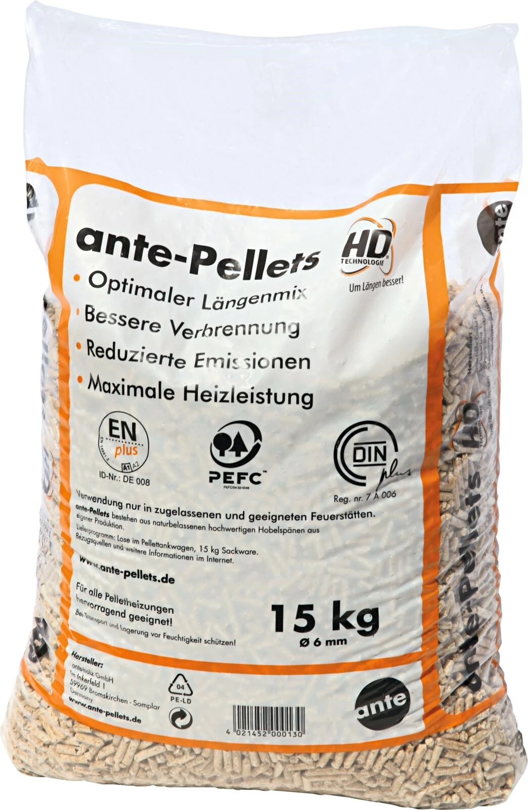 Pellets de bois 15 kg