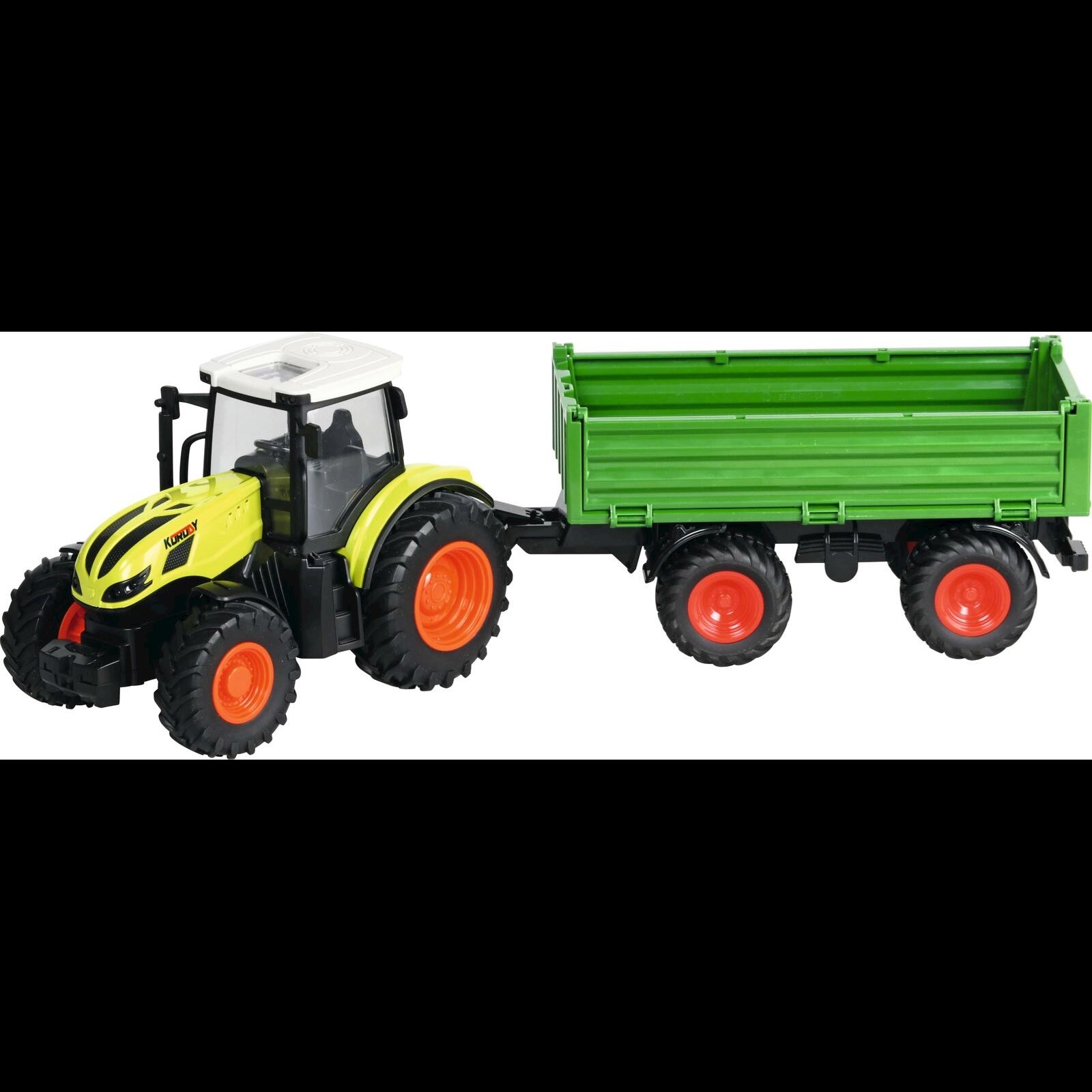 Tracteur bois et remorque Engin agricole pour enfant dès 3 ans