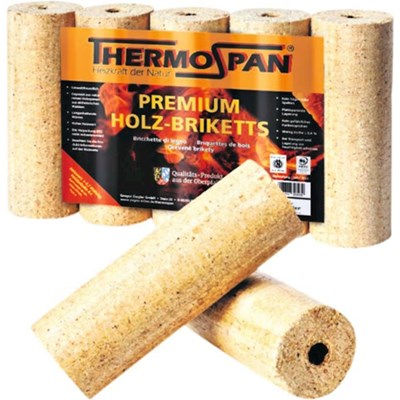 Briquettes de bois avec trou 10 kg