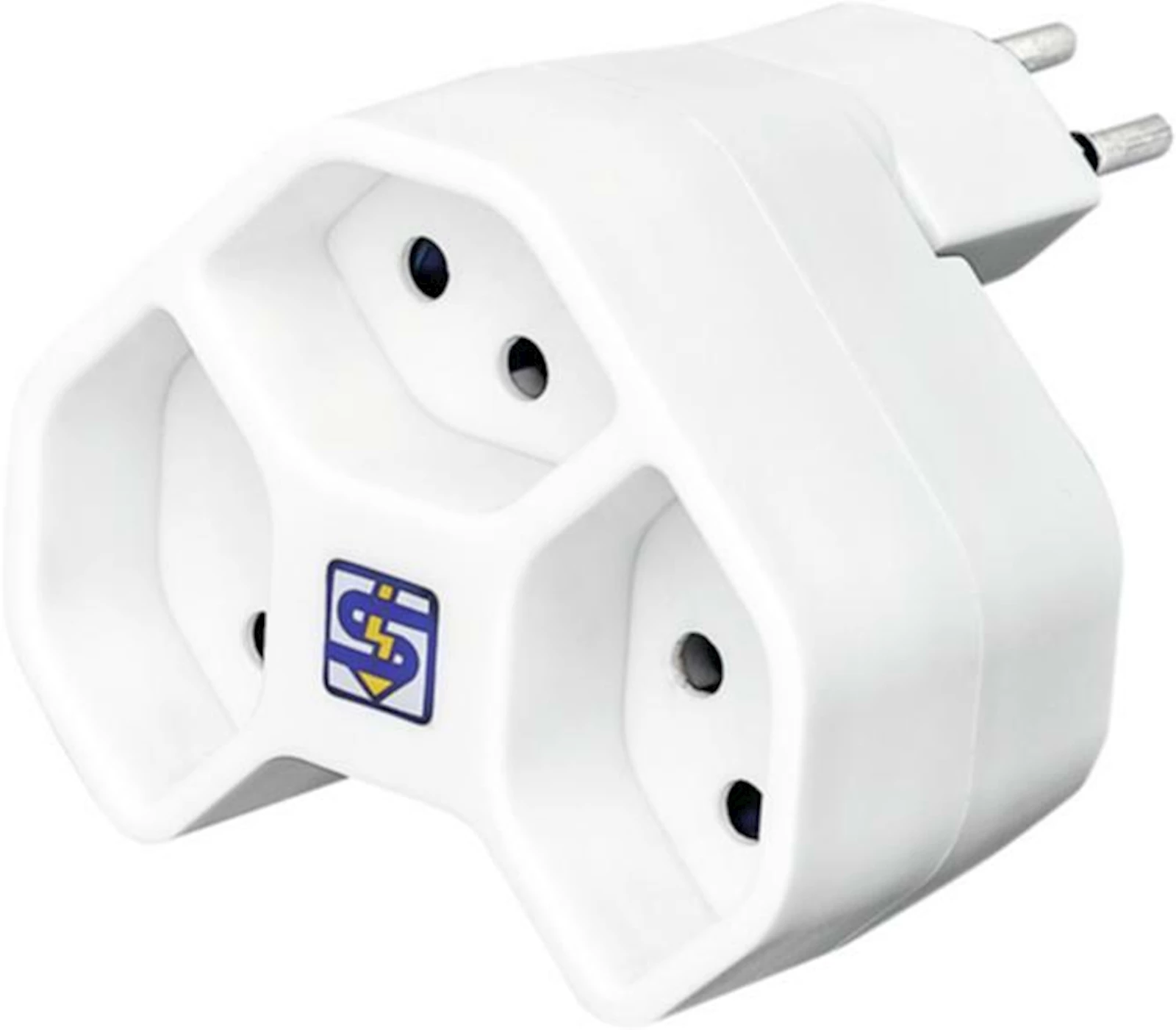 Mehrfachadapter 3 × T13 weiss