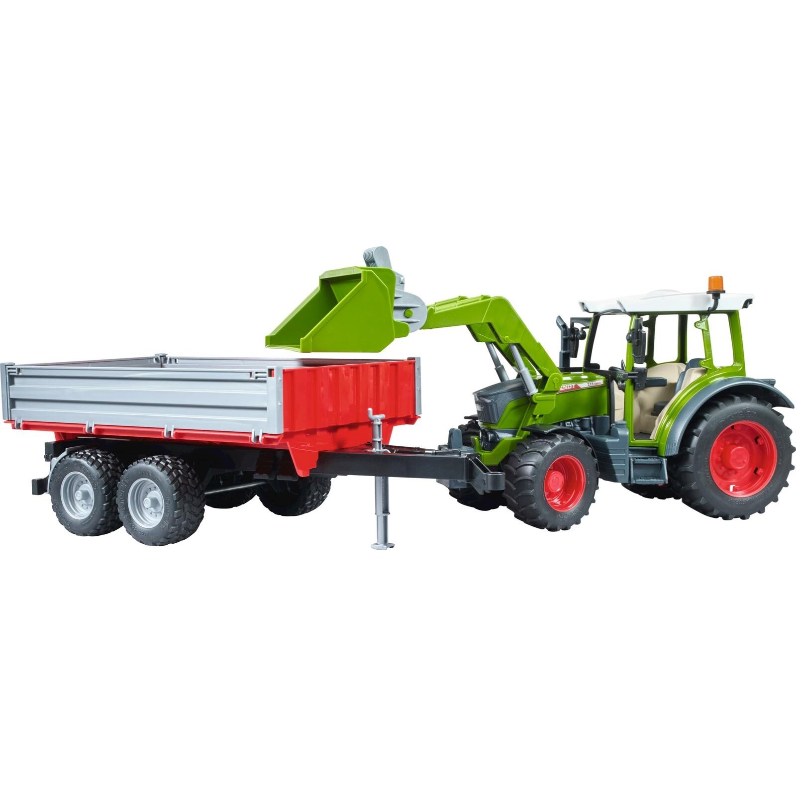 Traktor mit Anhänger und Frontschaufel kaufen - Kinderspielzeug Indoor -  LANDI