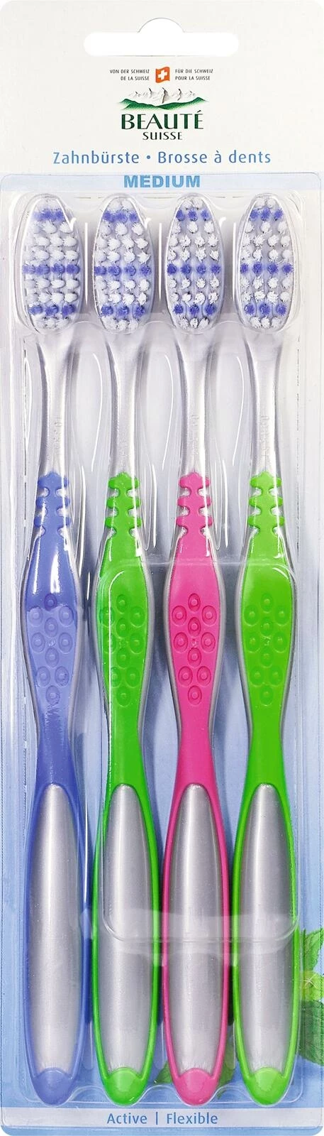 Zahnbürste medium 4 Stk