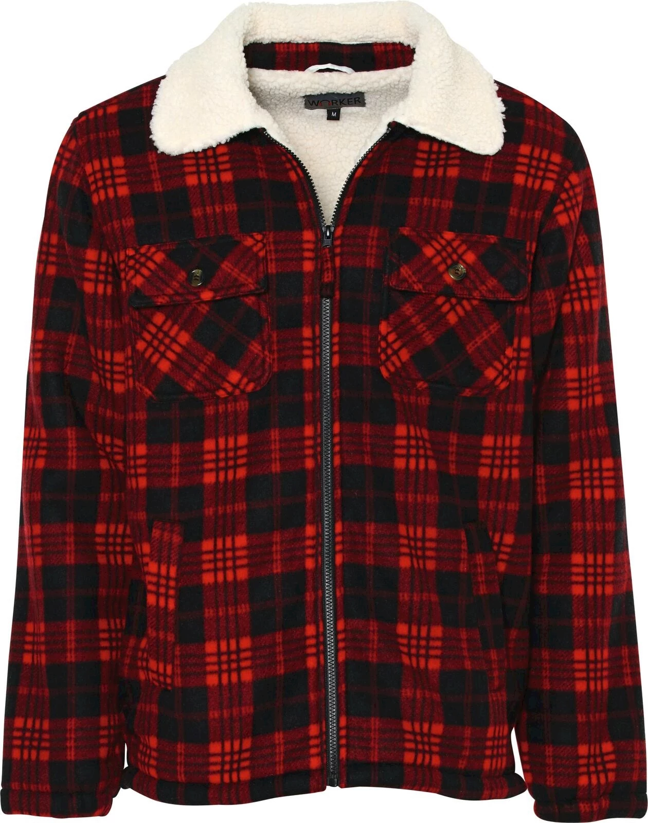 Holzfällerjacke rot XXL