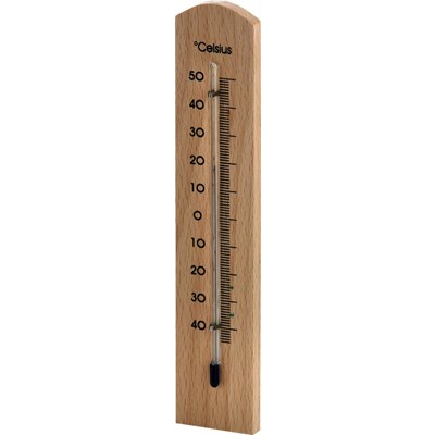 Thermomètre intérieur bois