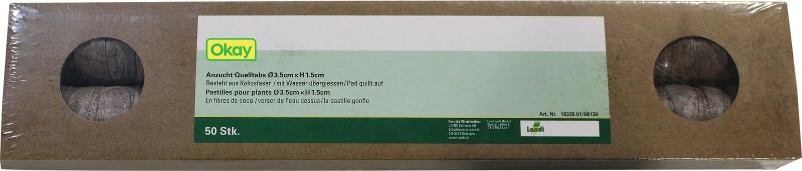 Anzucht Quellta. Kokos 50 stk.