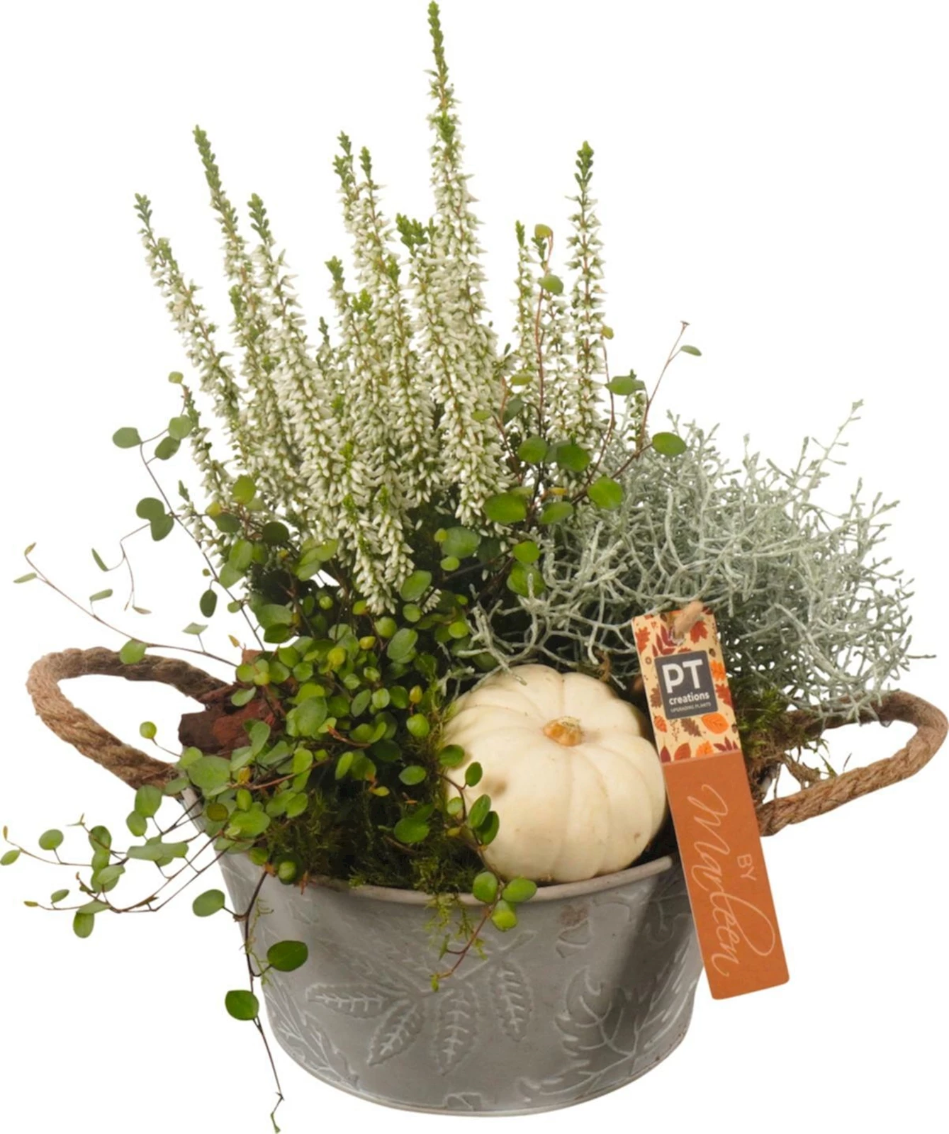 Metalltopf rund  bepfl. P18 cm