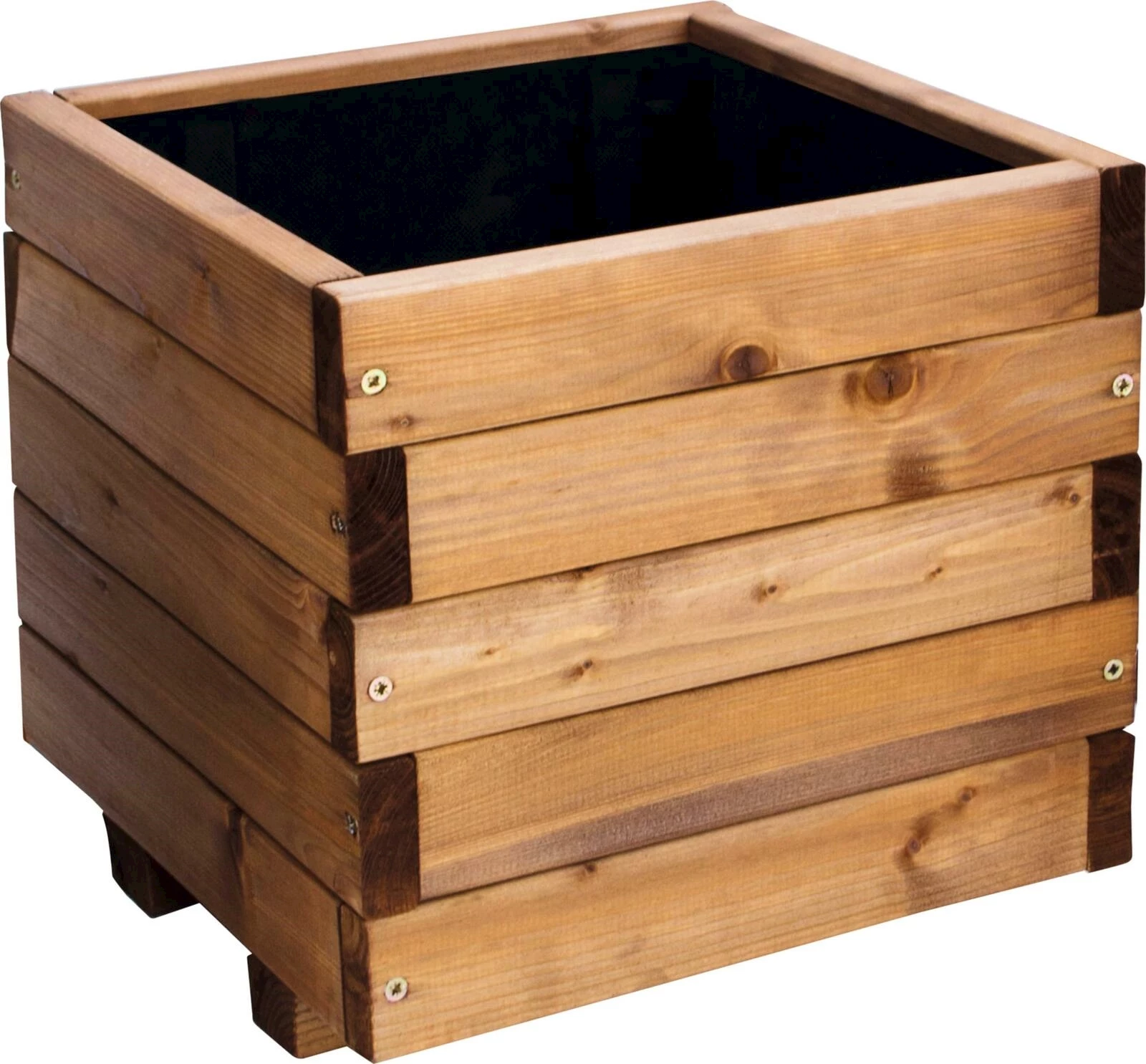 Topf Holz braun 31×31×29 cm