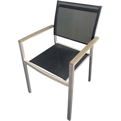 Chaise alu/textile