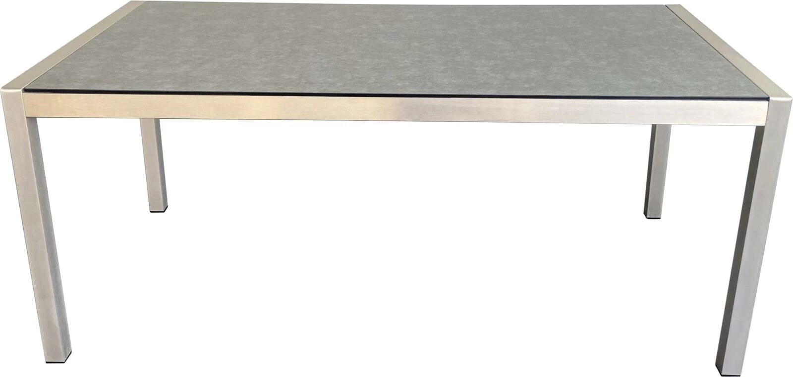 Table alu/ aspect vitrocéramique 180cm