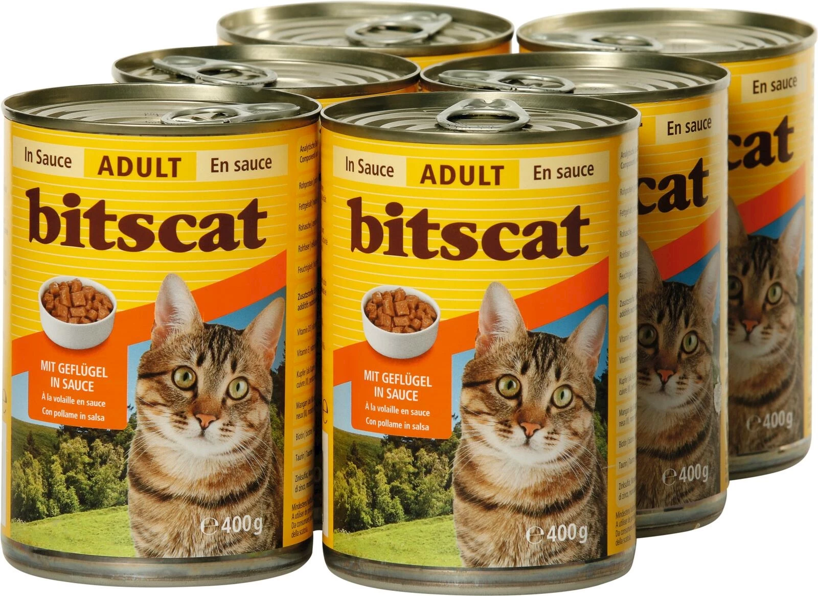 Katzenfutter Geflügel 6 × 400 g