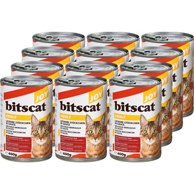 Aliment pour chats boeuf 12 × 400 g