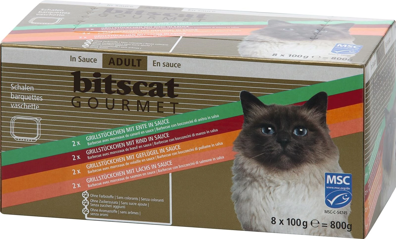 Katzenfutter Barbecue 8 × 100 g