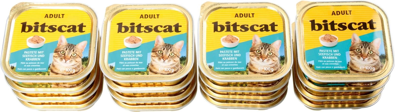 Aliment pour chats poisson 16×100g