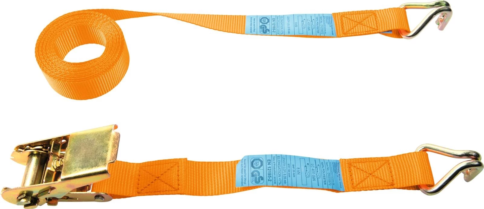 Spanngurt 2-teilig, 3,5 m × 25 mm II