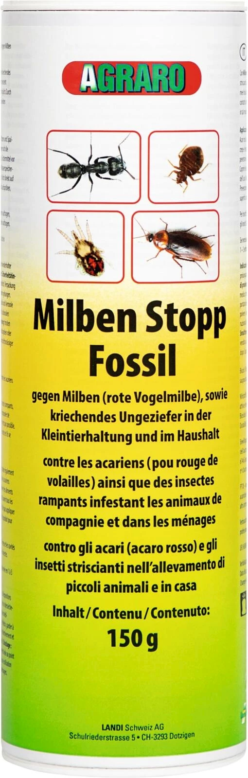 Milben Stop Fossil Agraro 150 g