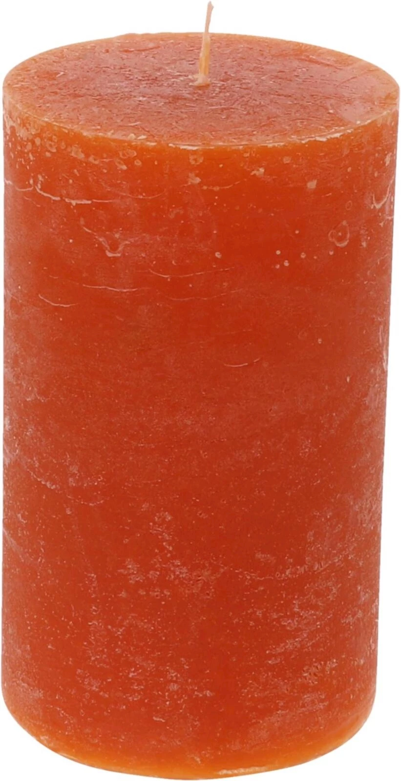 Bougie cyl. givre 9x15 cm courge