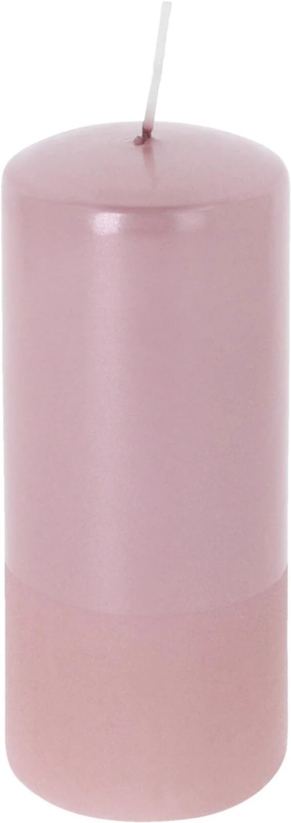 bougies cyl. Fine 6x14cm rosé