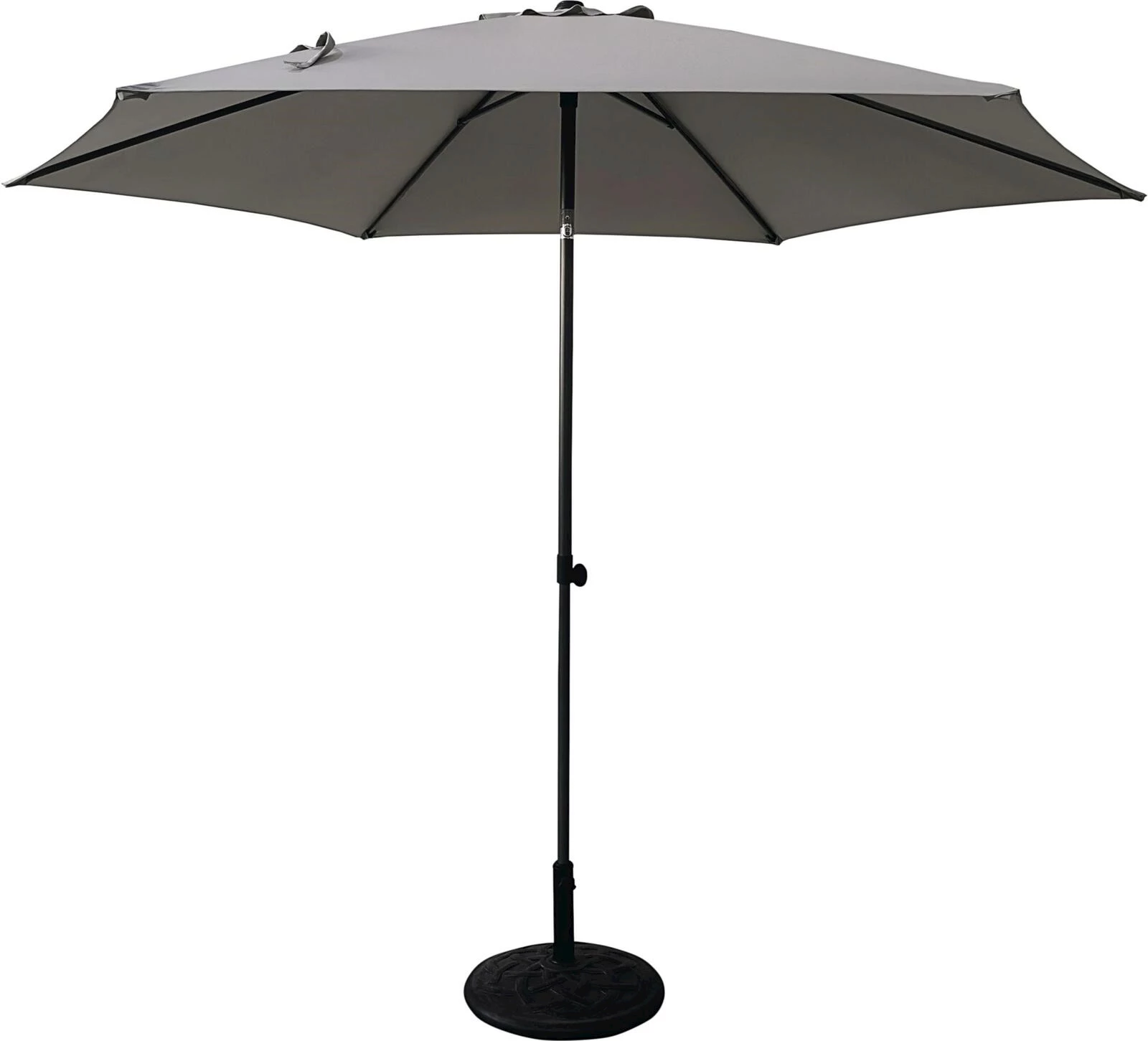 Sonnenschirm Alu grau 300cm