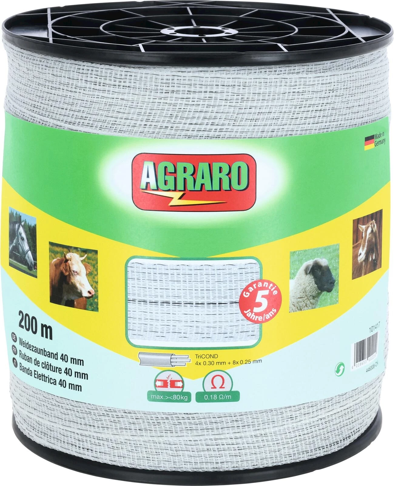 Weidezaunband 40 mm × 200 m