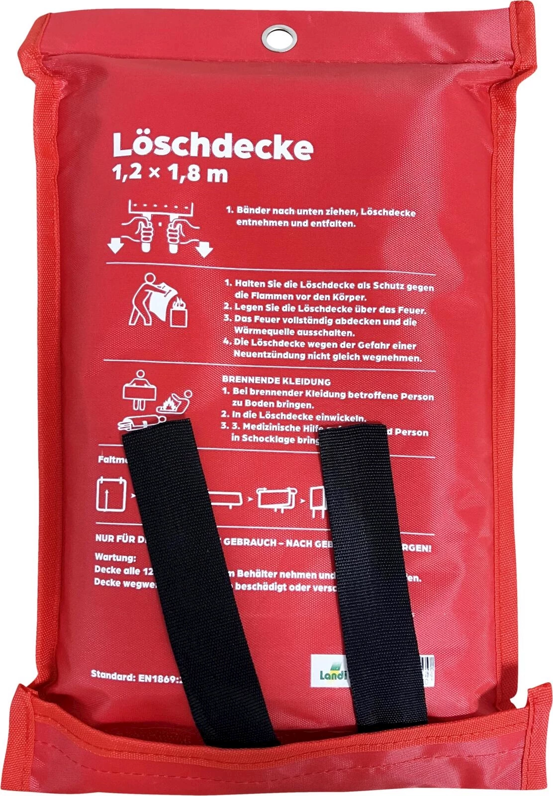 Löschdecke 1,2 x 1,8 m