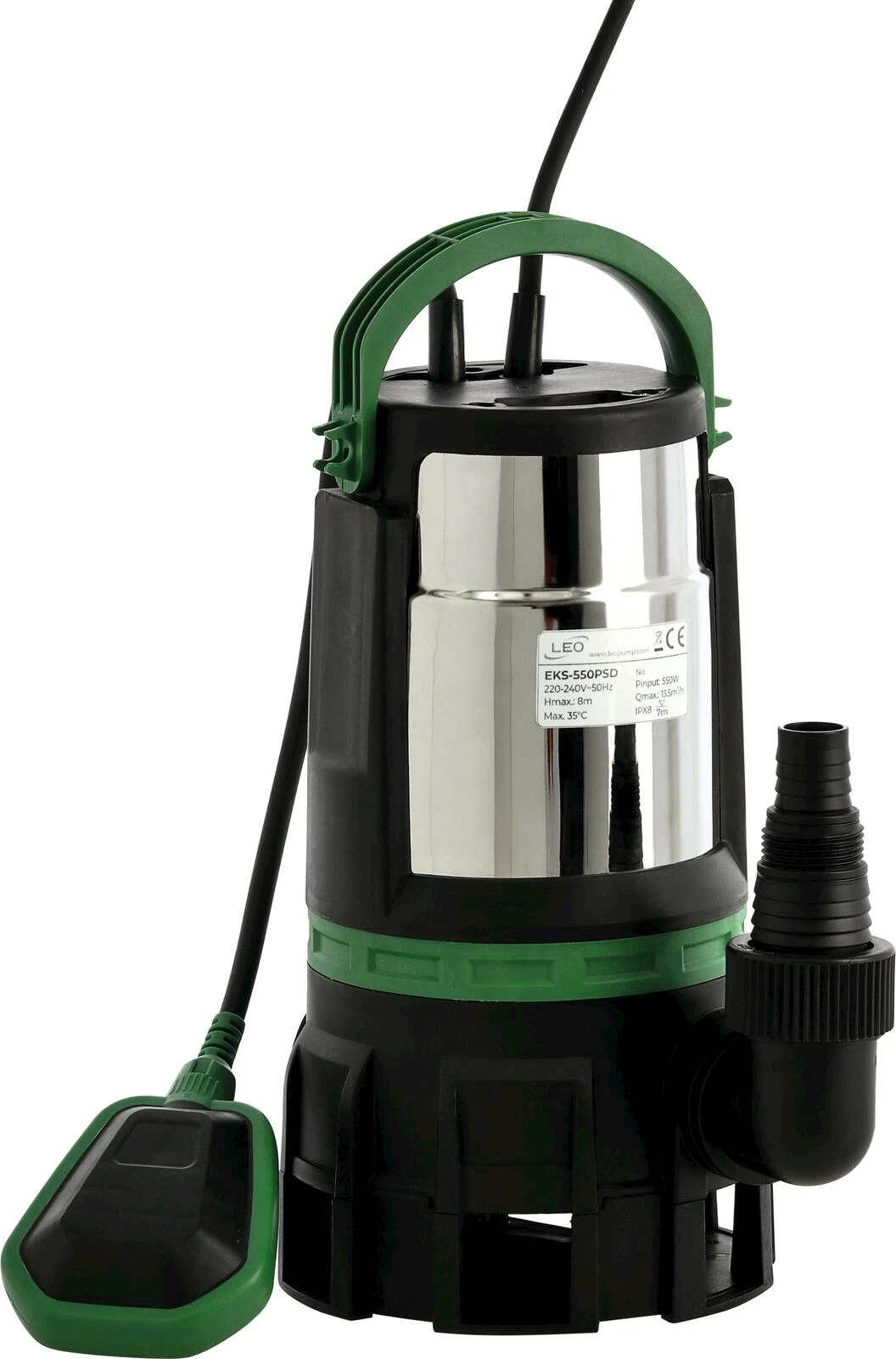 Pompe p. eaux  claire/sale 500W IP55