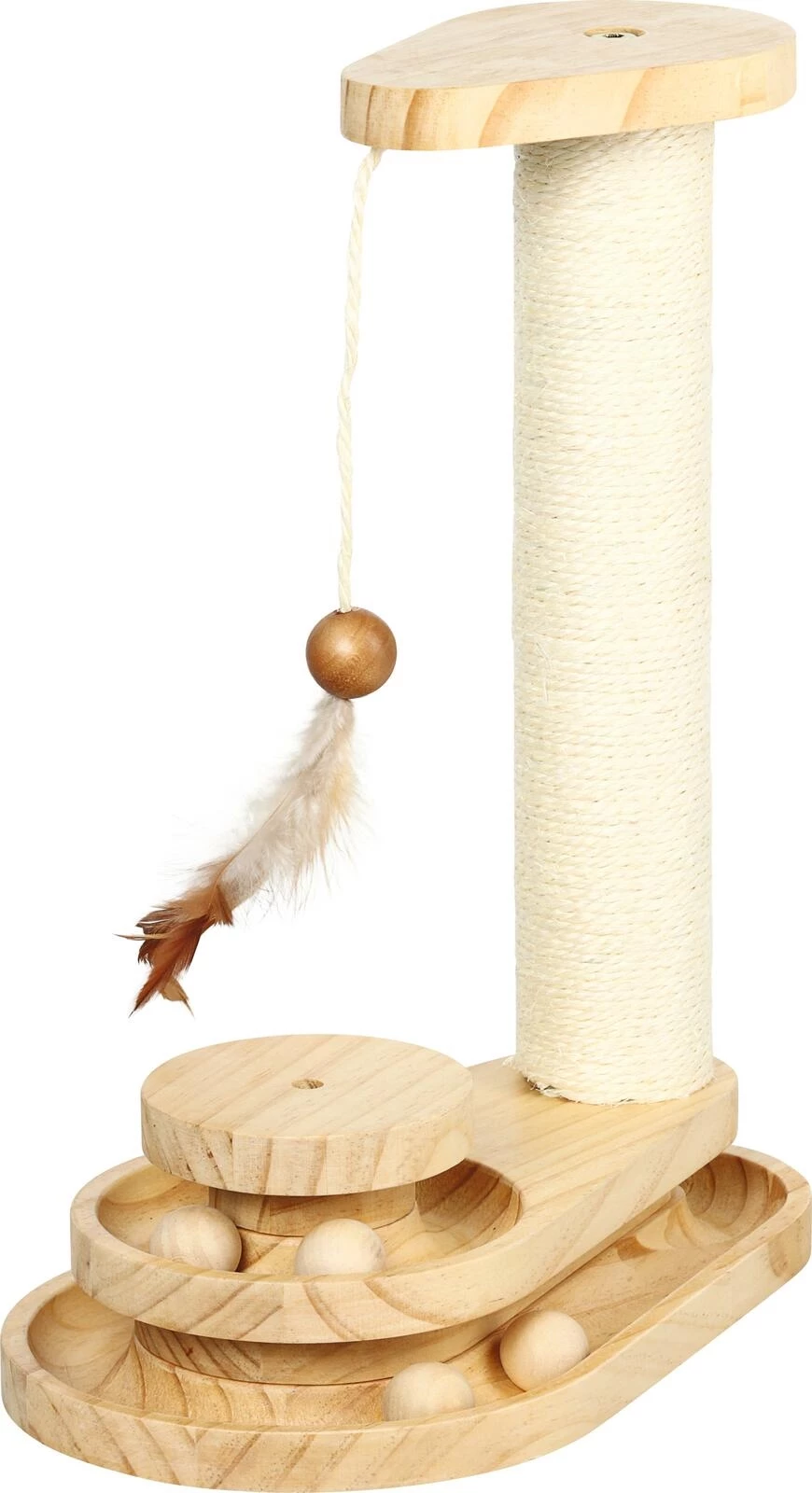 Jeu pour chats en bois
