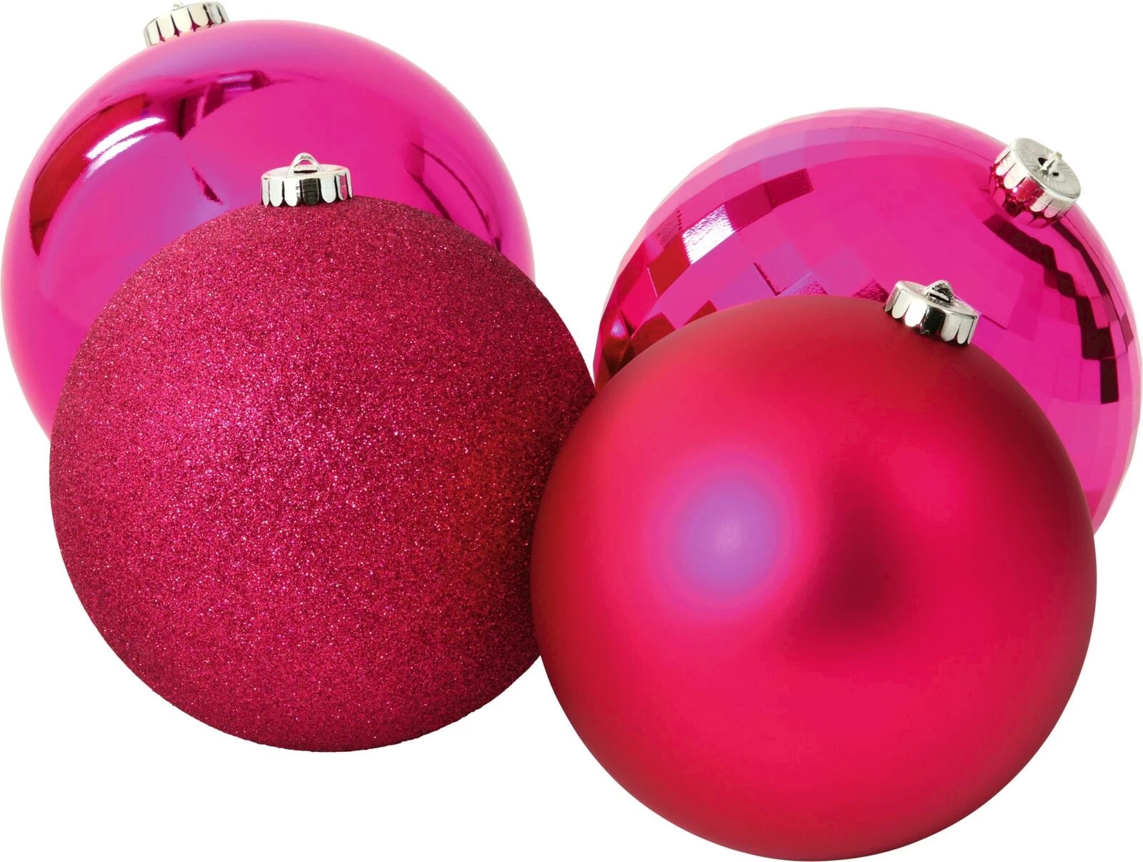 Kugel 15cm pink 4Stk