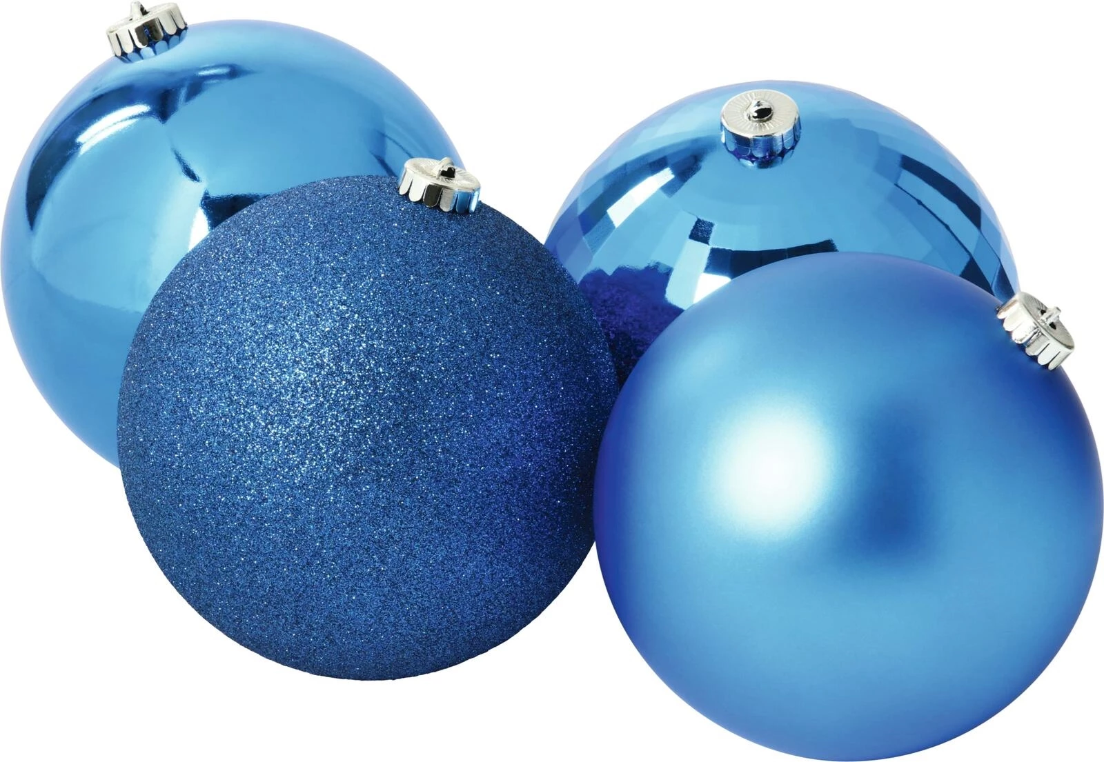 Kugel 15cm blau 4Stk