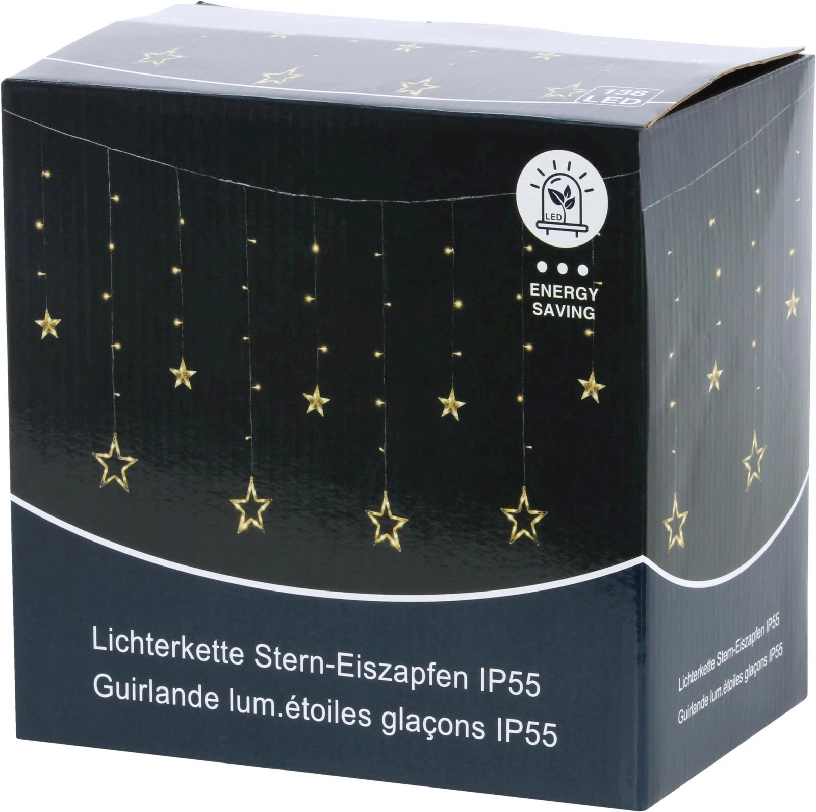 Guirlande lum.étoiles glaçons IP55